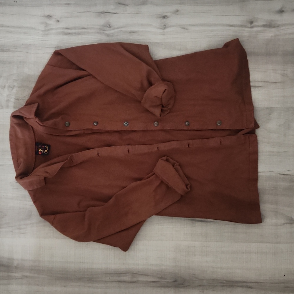 Vintage Mishi Cotton Button Up Top Medium